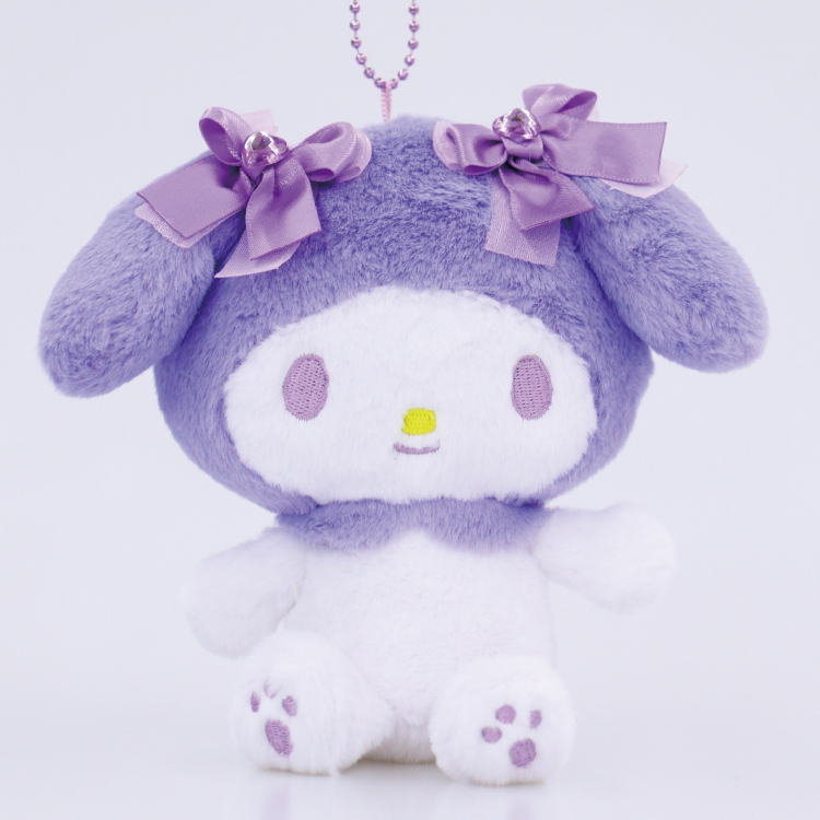 My Melody 彩色毛絨布偶 紫色