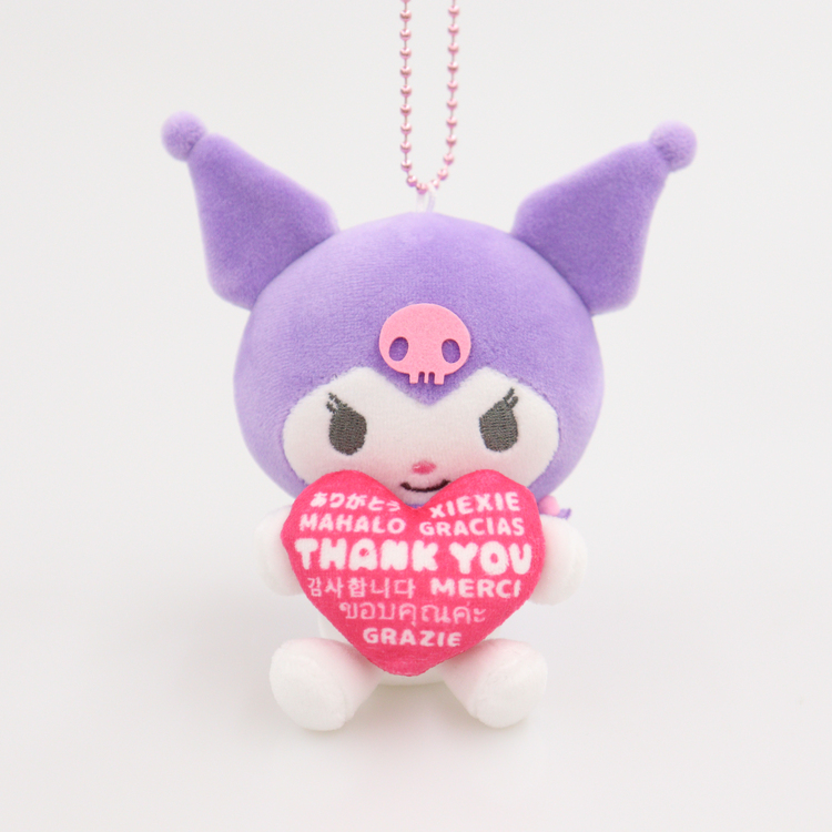 軟絨毛公仔飾物 THANK YOU kuromi