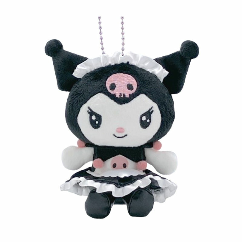 Sanrio Kuromi 20週年紀念毛公仔吊飾系列 華麗服裝收藏 中島公司 毛公仔鏈 MC