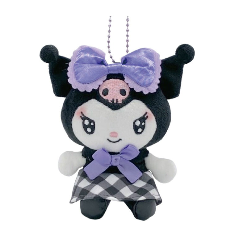 Sanrio Kuromi 20週年紀念毛公仔吊飾系列 華麗服裝收藏 中島公司 毛公仔鏈 MC