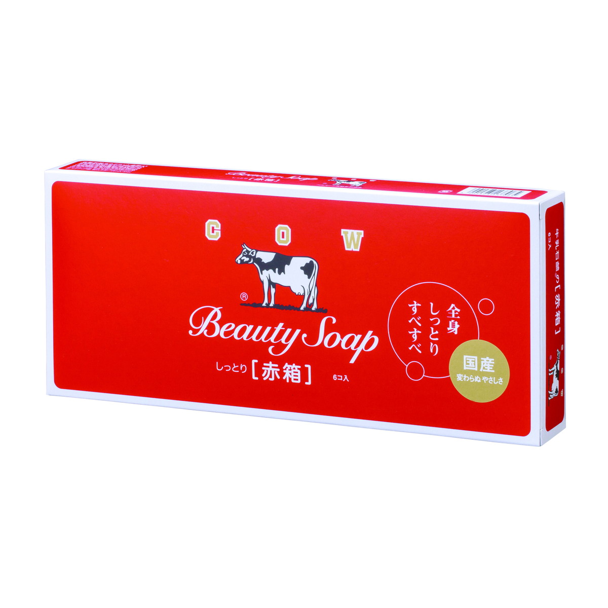牛乳石鹼 COW 紅盒香皂 6個入