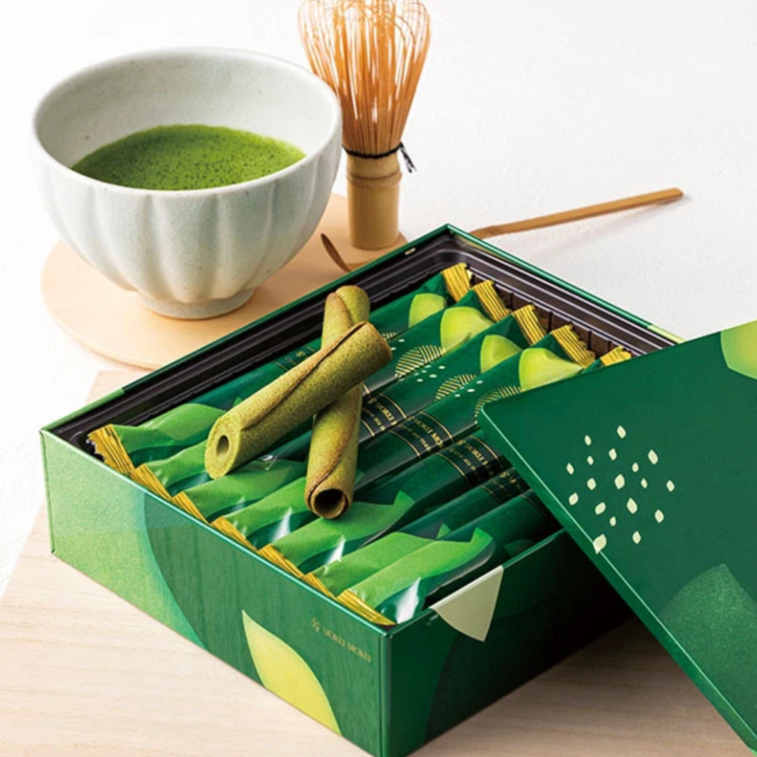 YOKU MOKU 雪茄蛋卷 宇治抹茶味（21個入禮盒裝）