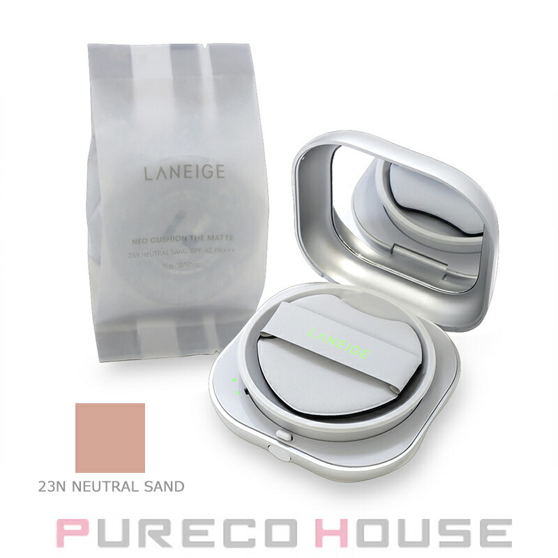 LANEIGE Neo 霧面氣墊粉底 SPF42 PA+++ (連補充裝) #23N NEUTRAL SAND 圖 1