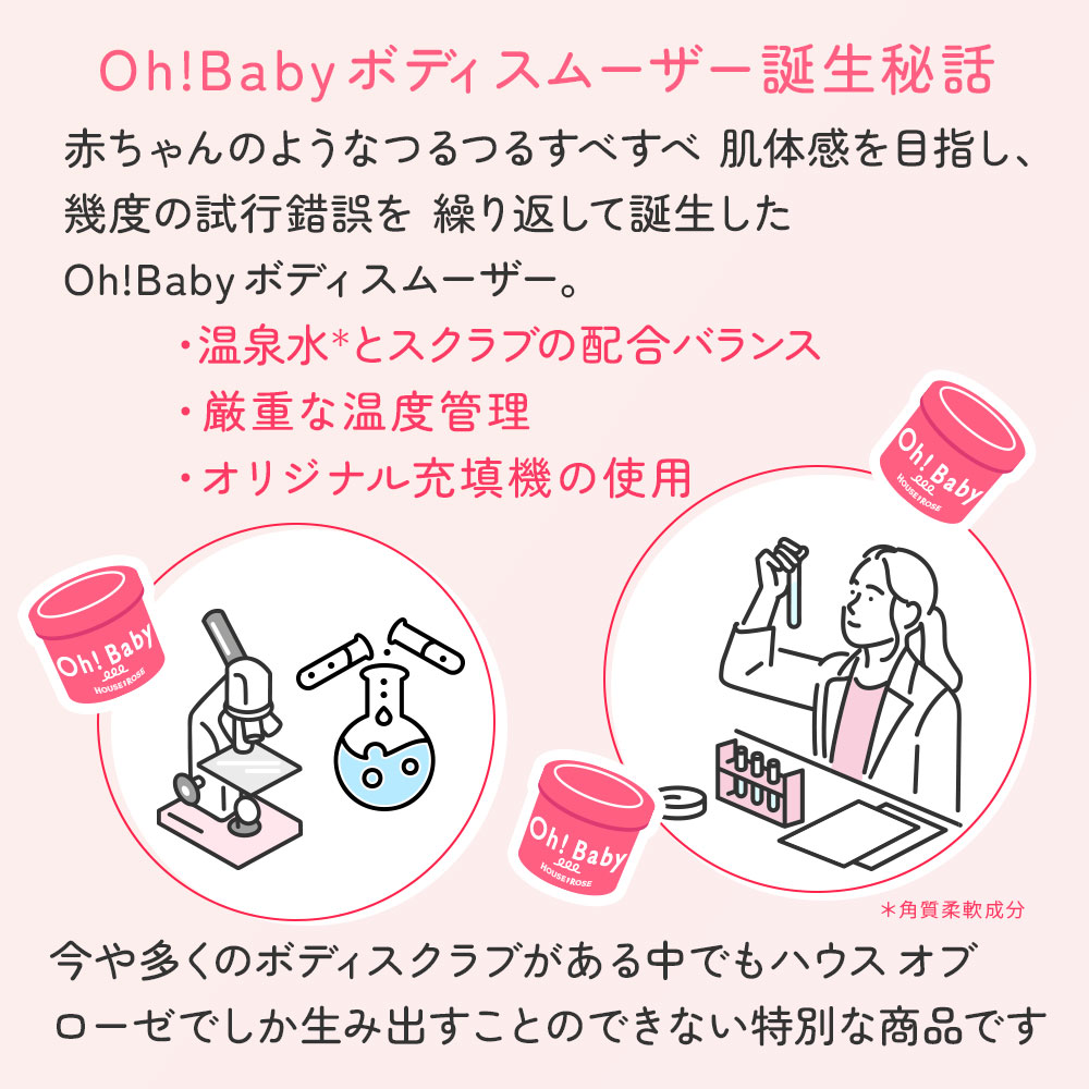House of Rose Oh!Baby Body Smoother N 身體磨砂膏 570g 圖 16