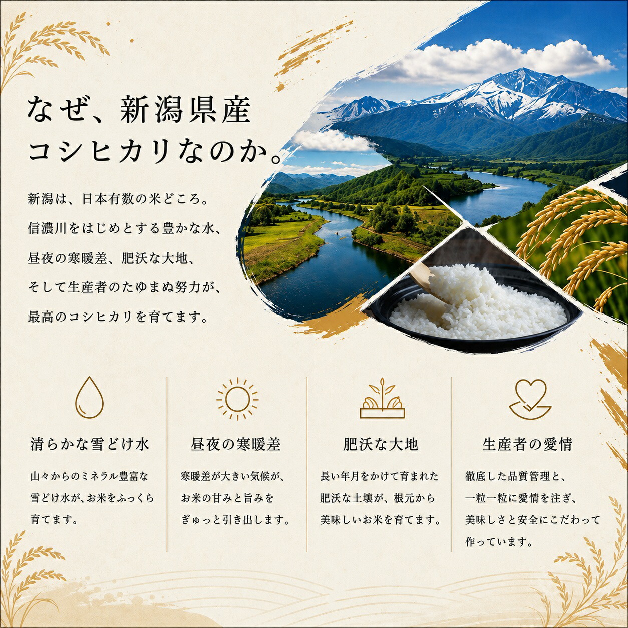 Kometa 令和7年產新潟縣越光米 5kg/10kg 白米 圖 4