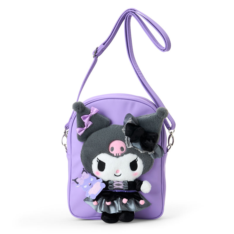 Kuromi 角色造型貼花斜揹袋(2026 Sanrio 角色大賞第4彈 穿搭系列) 圖 1