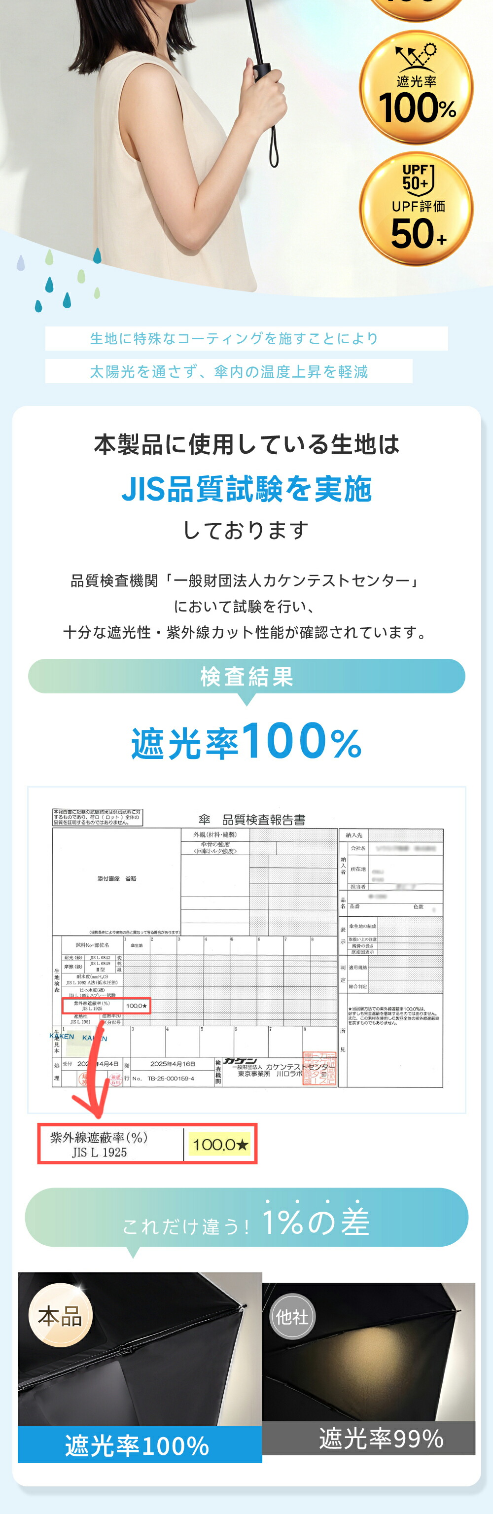 NADAS 形狀記憶自動開合晴雨兼用摺疊傘(6骨) 圖 10