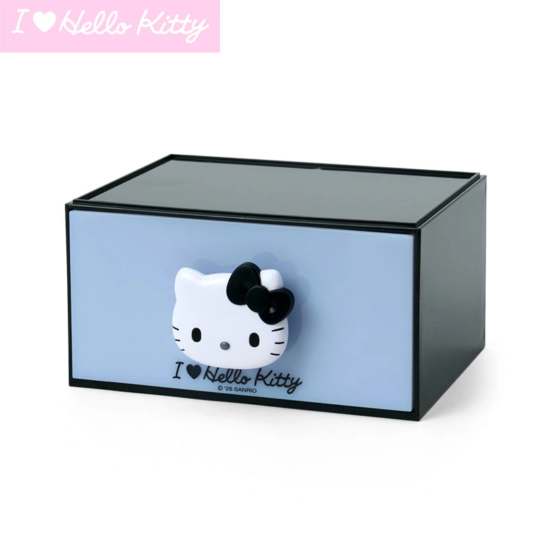 Hello Kitty I Love Hello Kitty 疊放收納盒 黑色 圖 1