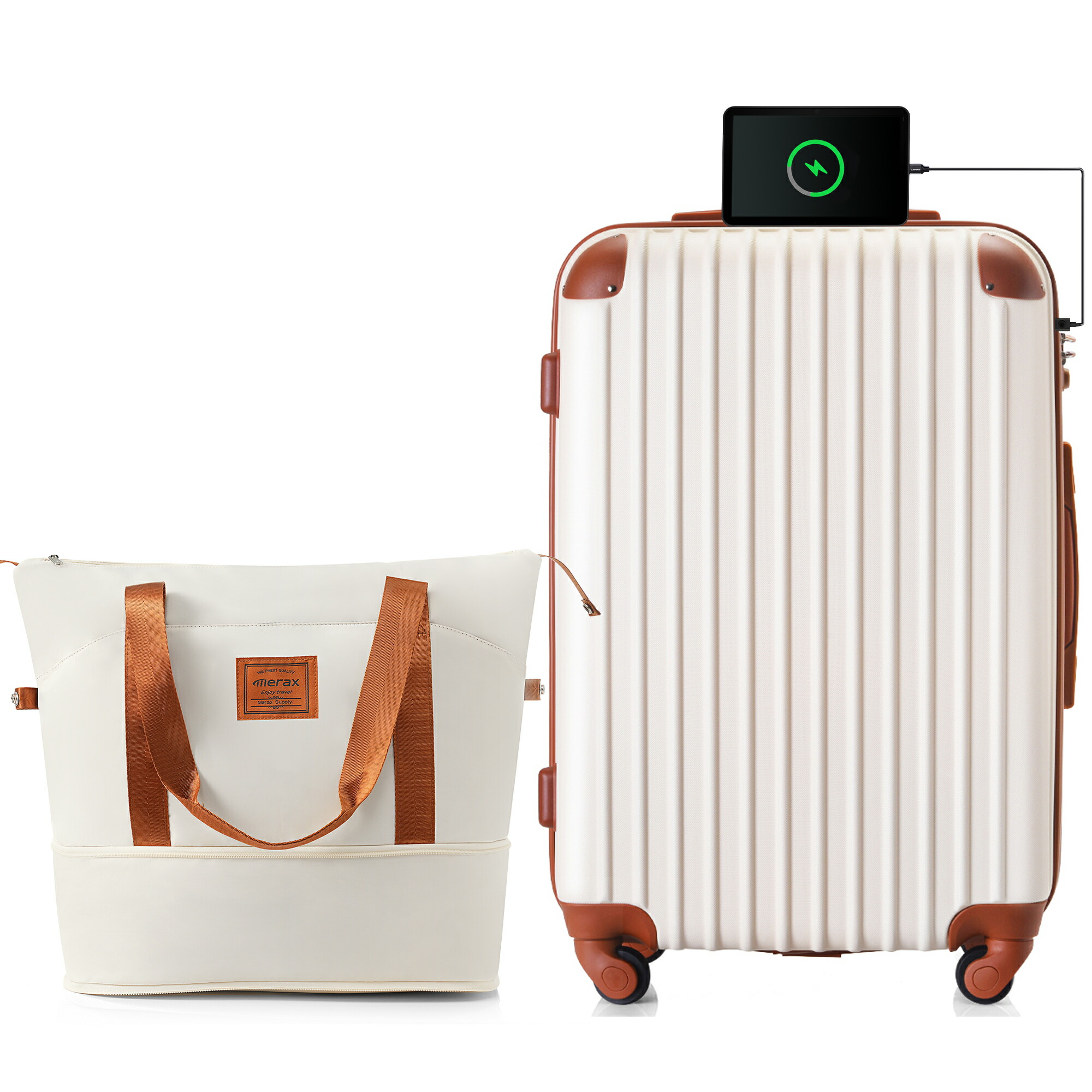 TANOBI T9088 輕量可登機行李箱 配備TSA鎖、USB充電口及杯架 圖 70