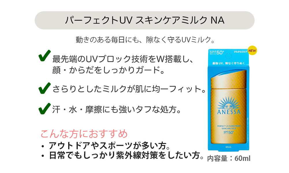 資生堂 ANESSA 完美UV 護膚防曬乳液 NA SPF50+ PA++++ 60mL 圖 6