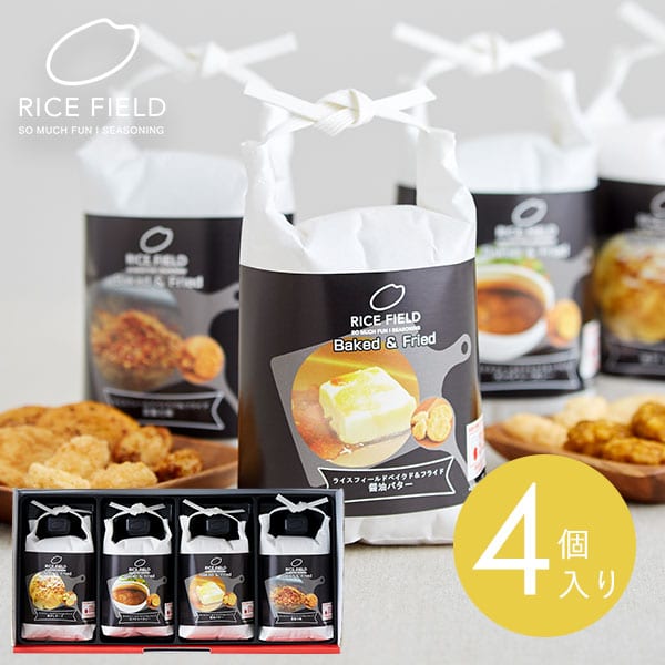 京壽樂庵 RICE FIELD Baked & Fried 米製脆片／米餅（4袋） 圖 1