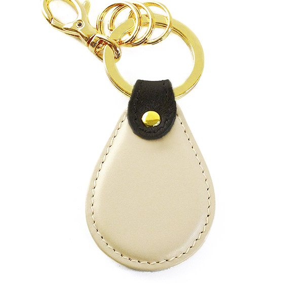 可刻名本革鑰匙圈(水滴形) 圖 51