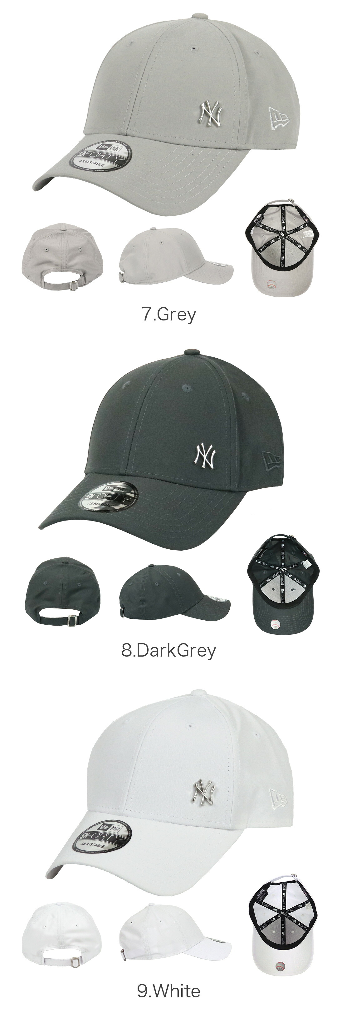 New Era 9FORTY FLAWLESS 金屬標誌紐約洋基隊棒球帽 圖 23