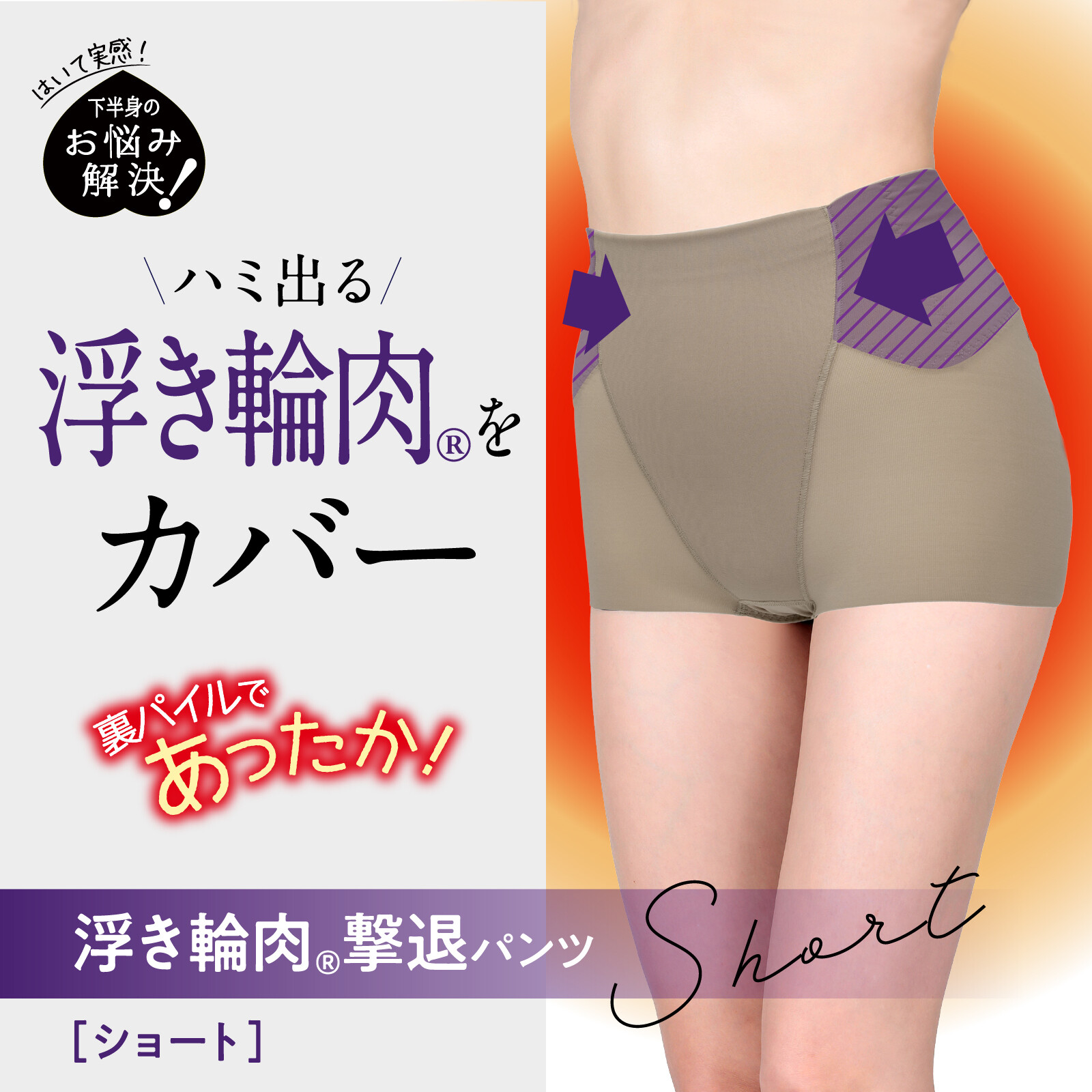 LUCIAN Warm Waist Short 保暖腰腹承托塑身褲 短款