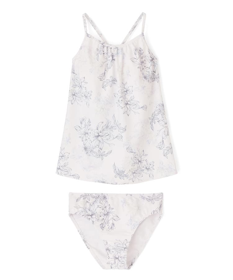 花卉印花三件式Tankini