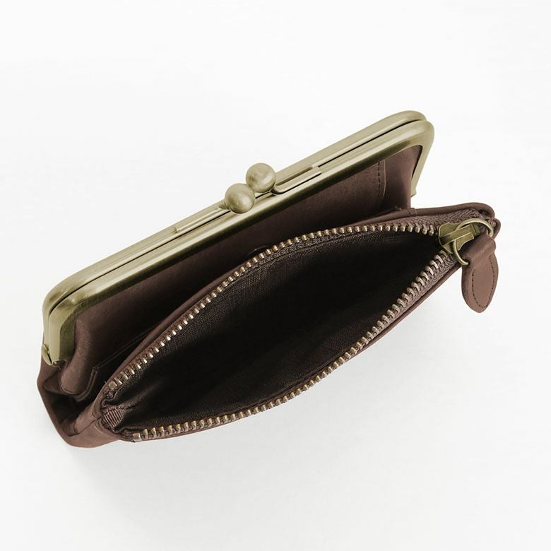 AYANOKOJI X_LEATHER WALLET(N) 二摺金屬扣散銀包