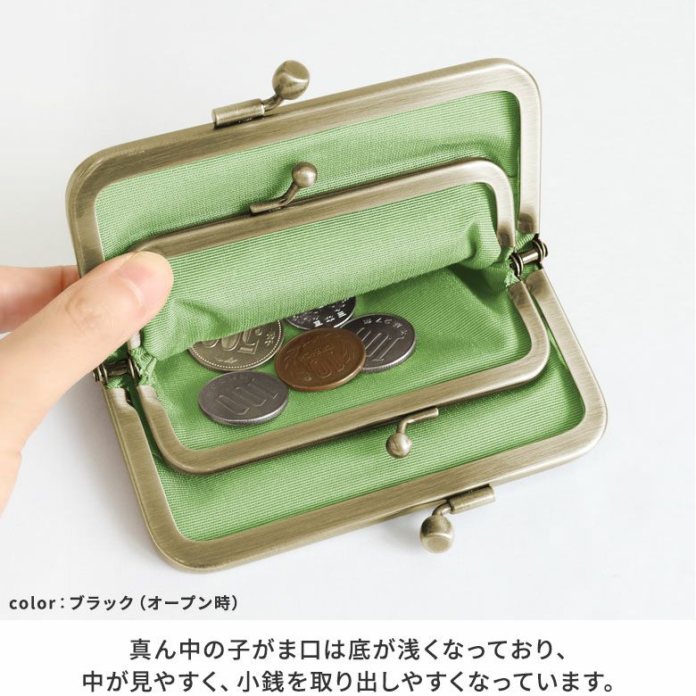 AYANOKOJI 帆布點點圖案金屬扣親子銀包