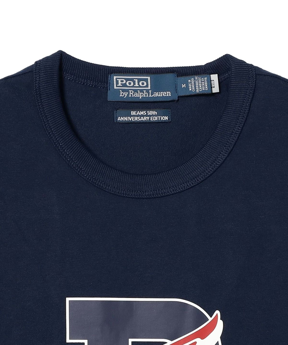 POLO RALPH LAUREN × BEAMS 別注 B WING 短袖T恤