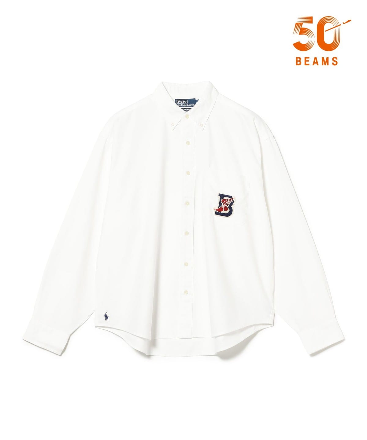 POLO RALPH LAUREN × BEAMS 別注 B WING 長袖牛津恤衫