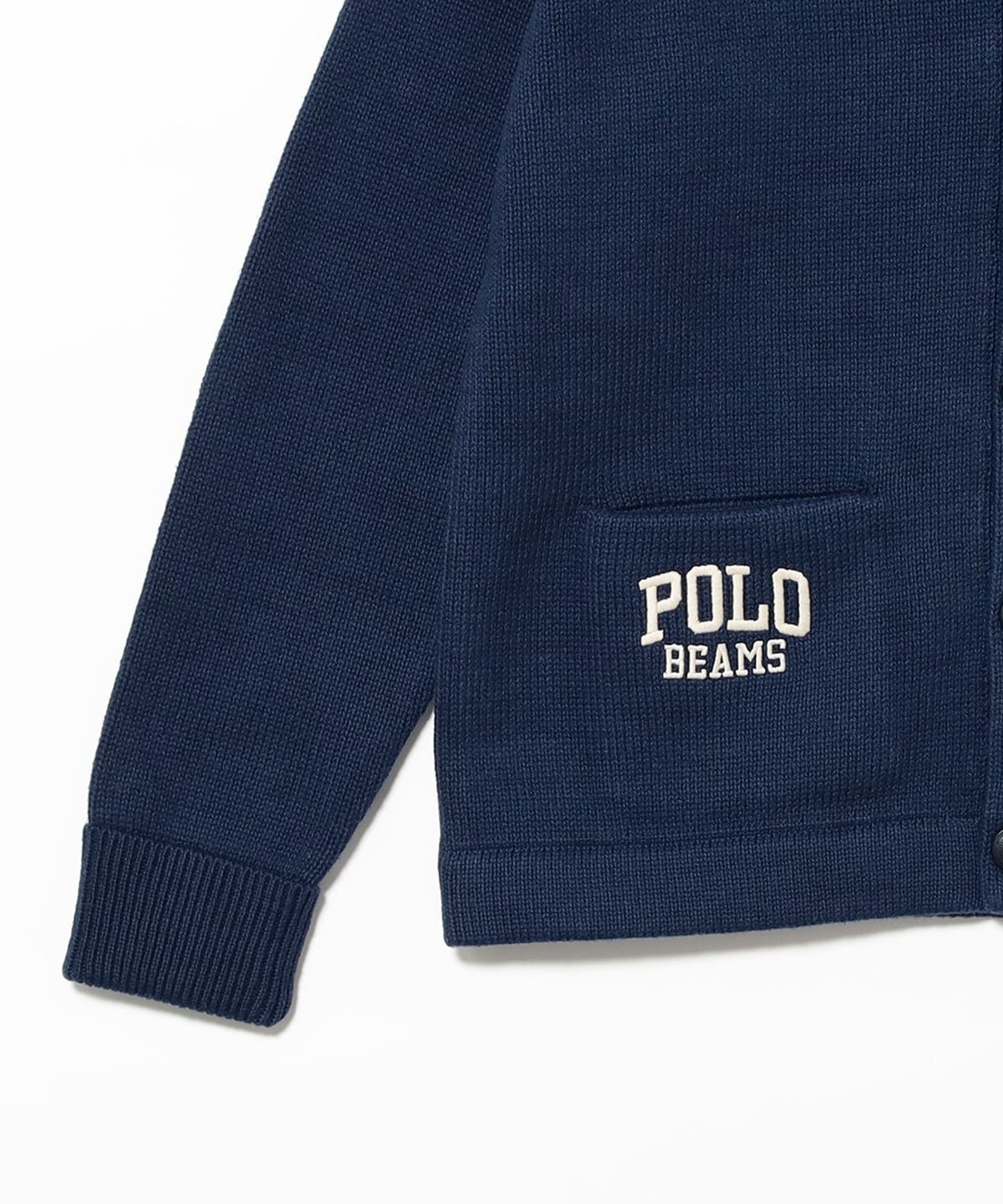 POLO RALPH LAUREN × BEAMS 別注長袖V領學院風開襟針織外套