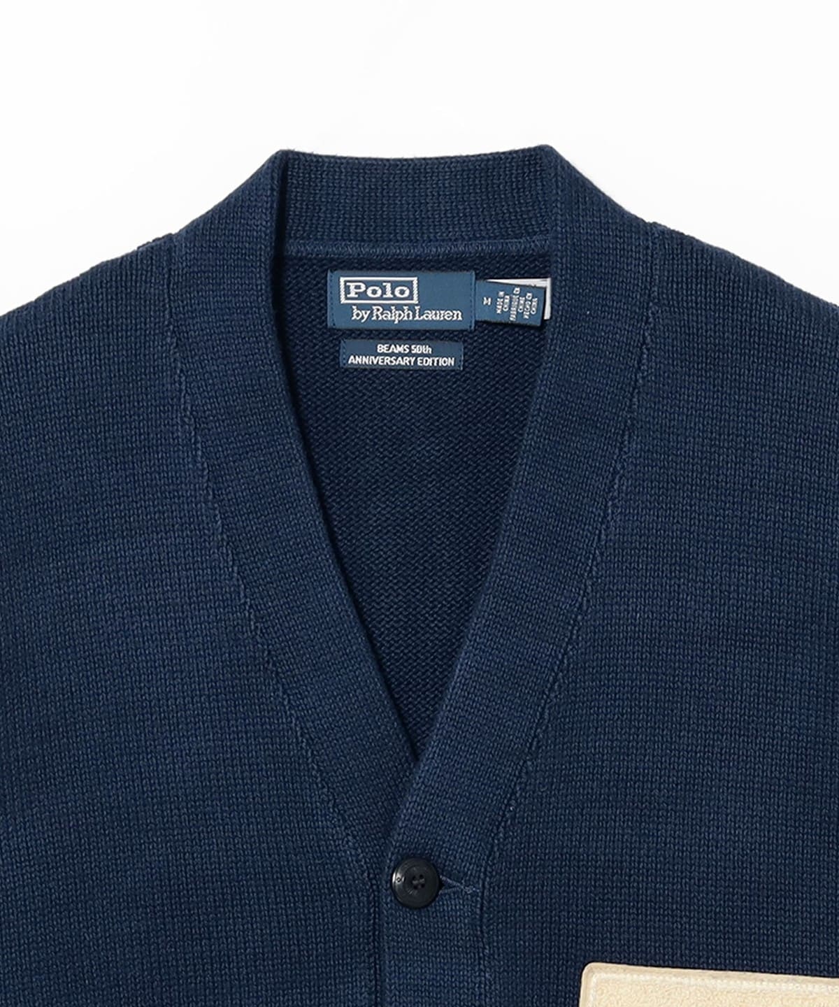 POLO RALPH LAUREN × BEAMS 別注長袖V領學院風開襟針織外套