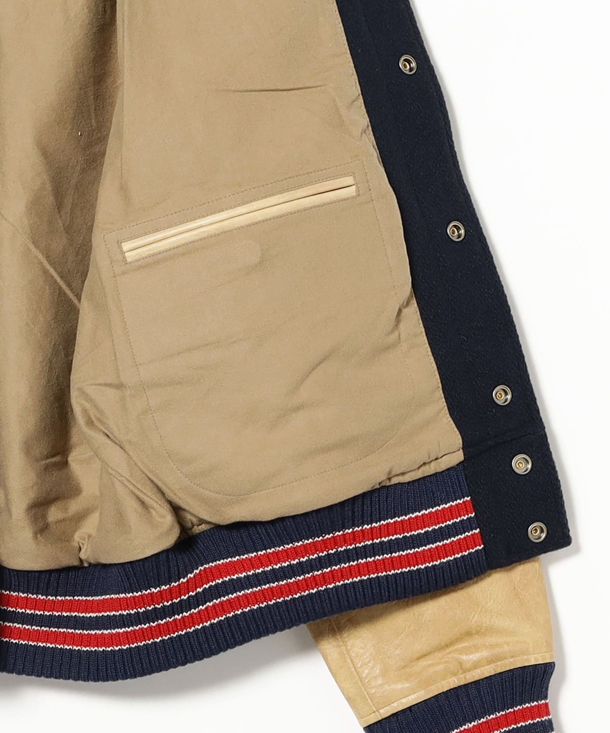 POLO RALPH LAUREN × BEAMS 別注 B WING LETTERMAN JACKET