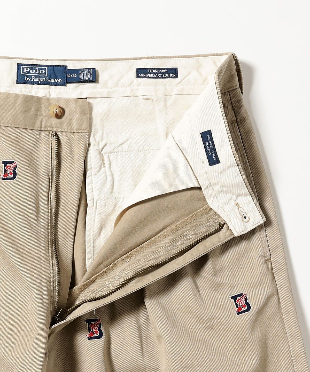 POLO RALPH LAUREN × BEAMS 別注 B WING ANDREWS PANT 斜紋布褲