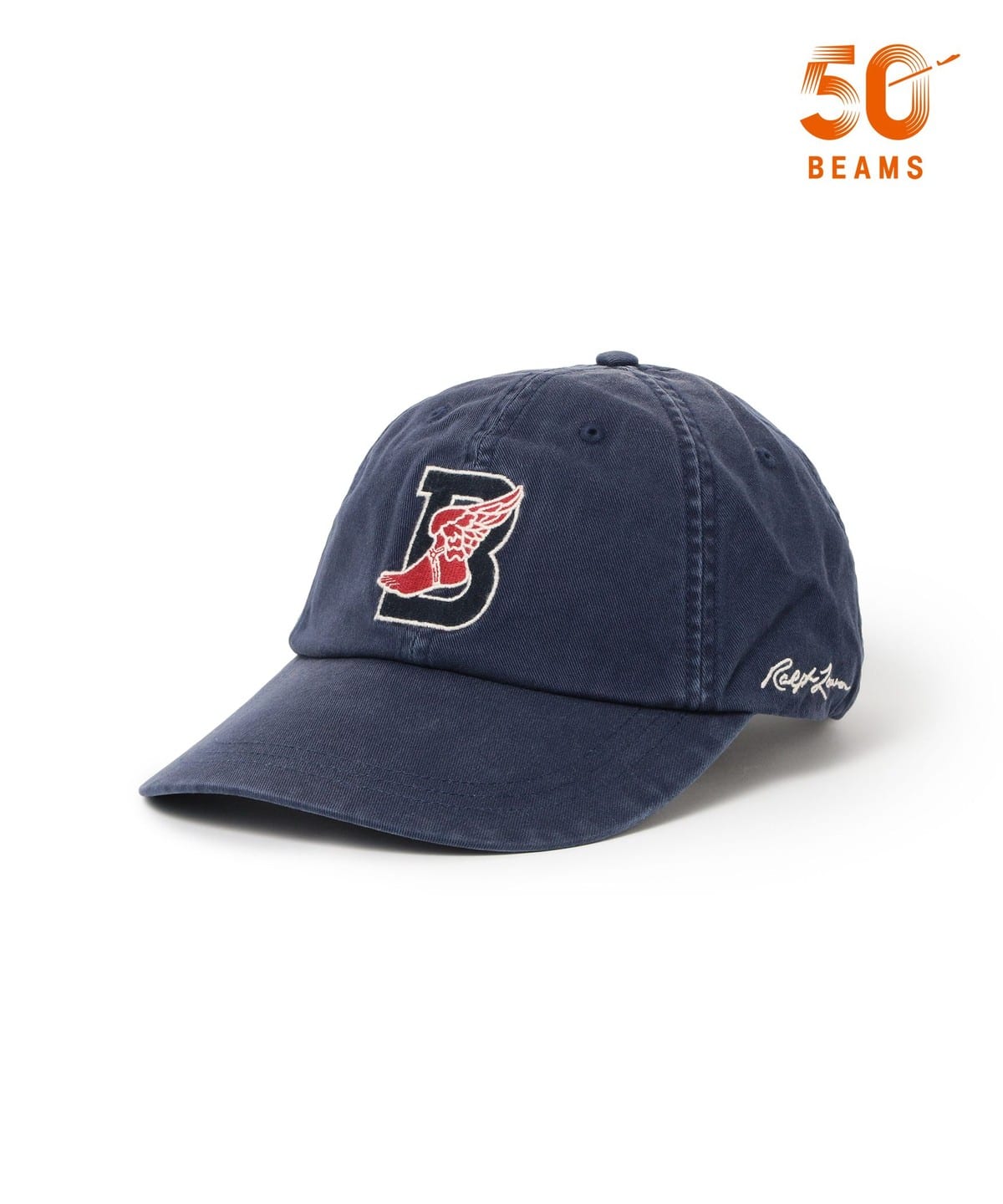 POLO RALPH LAUREN × BEAMS 別注 B WING 長帽簷棒球帽