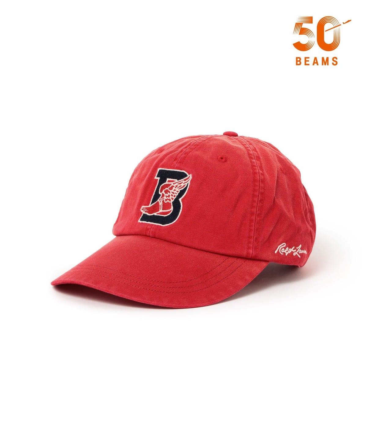 POLO RALPH LAUREN × BEAMS 別注 B WING 長帽簷棒球帽