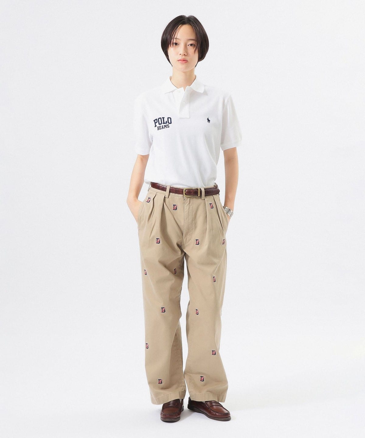 POLO RALPH LAUREN × BEAMS 別注短袖POLO恤(女士)