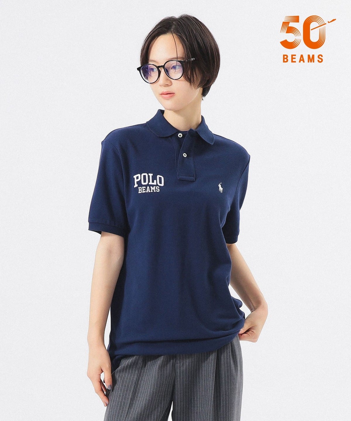 POLO RALPH LAUREN × BEAMS 別注短袖POLO恤(女士)
