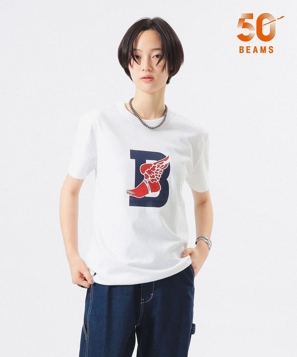 POLO RALPH LAUREN × BEAMS 別注 B-WING 短袖T恤(女裝)