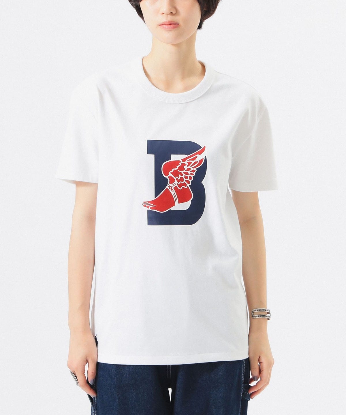 POLO RALPH LAUREN × BEAMS 別注 B-WING 短袖T恤(女裝)