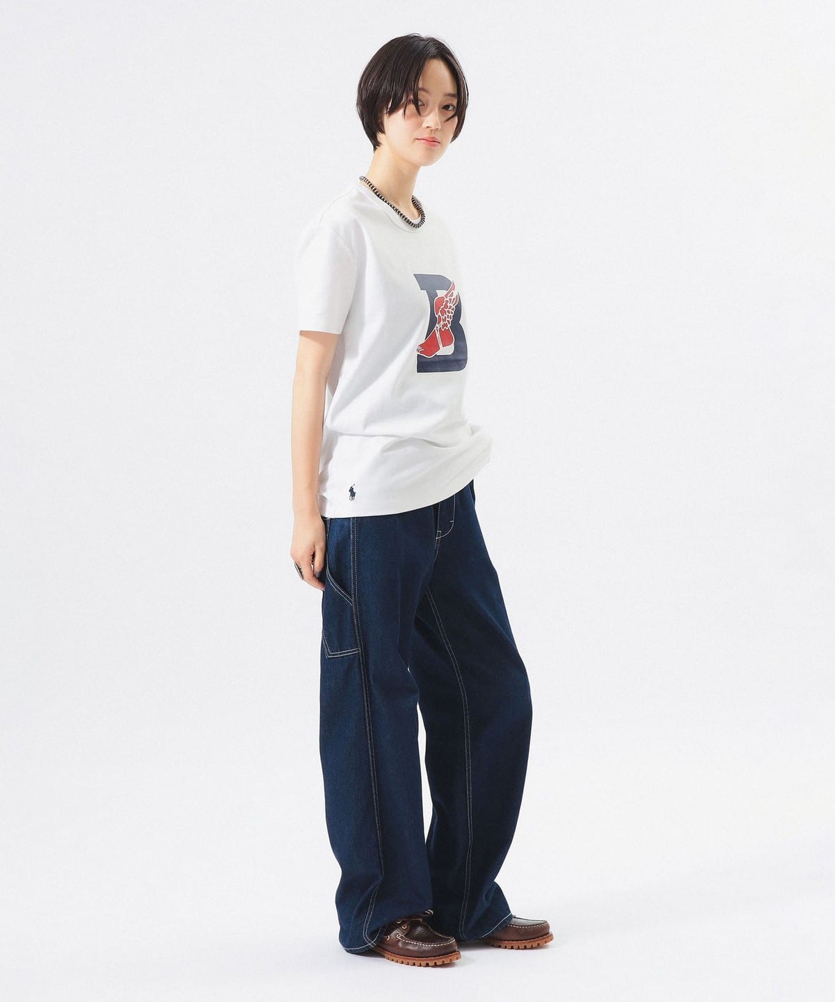 POLO RALPH LAUREN × BEAMS 別注 B-WING 短袖T恤(女裝)