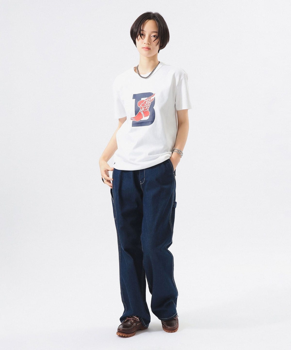 POLO RALPH LAUREN × BEAMS 別注 B-WING 短袖T恤(女裝)