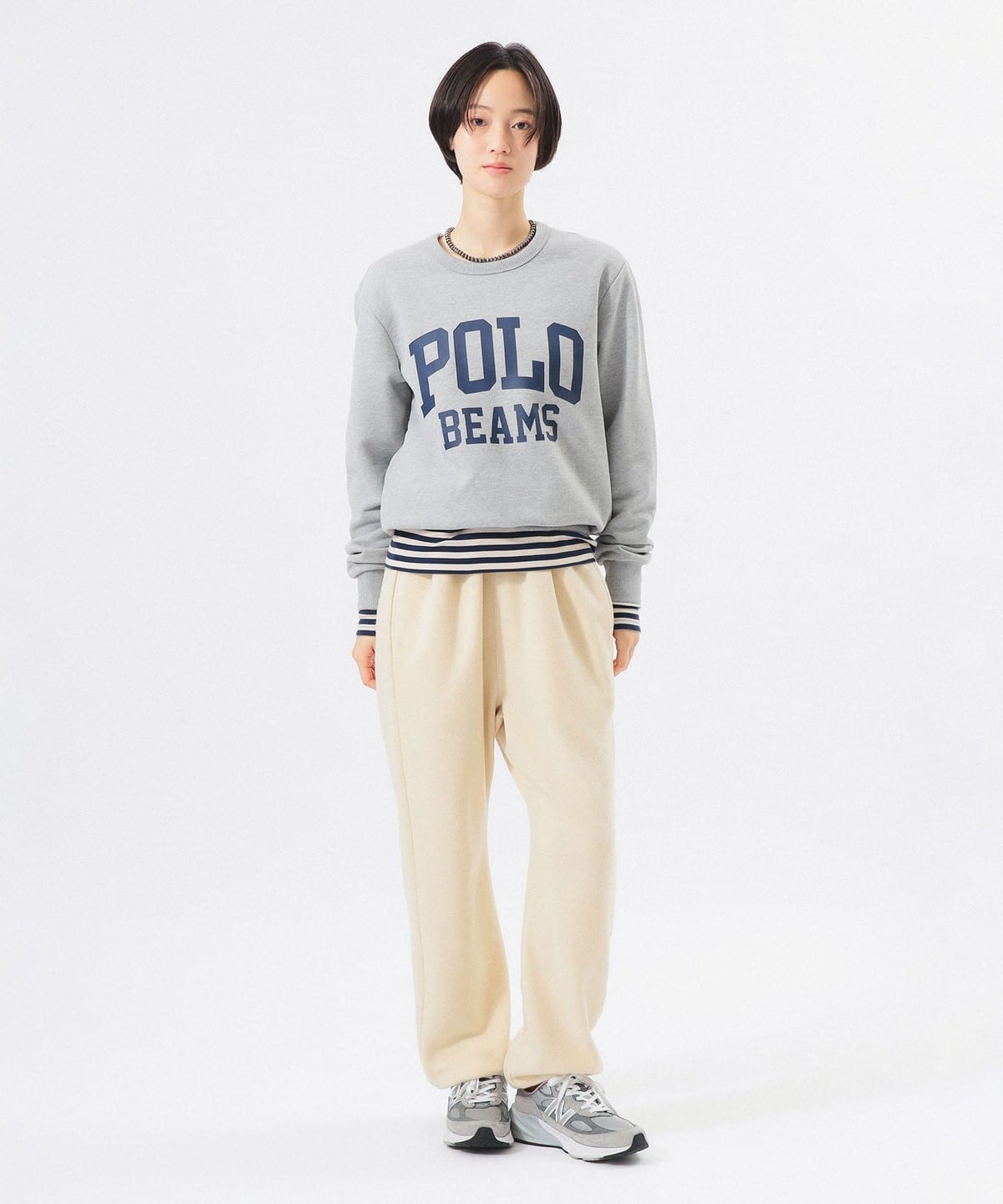 POLO RALPH LAUREN × BEAMS 別注長袖圓領厚身衛衣(女裝)