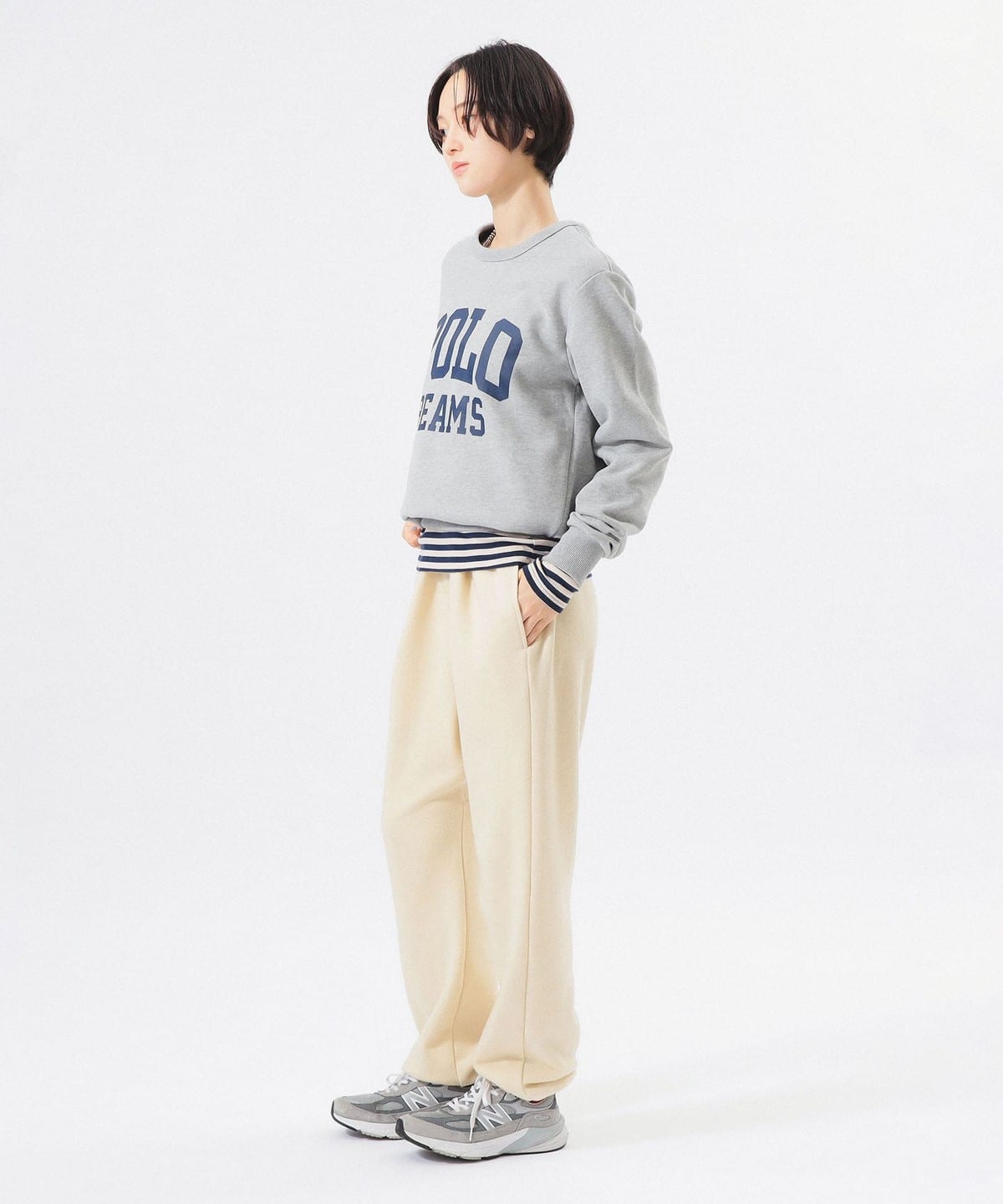 POLO RALPH LAUREN × BEAMS 別注長袖圓領厚身衛衣(女裝)