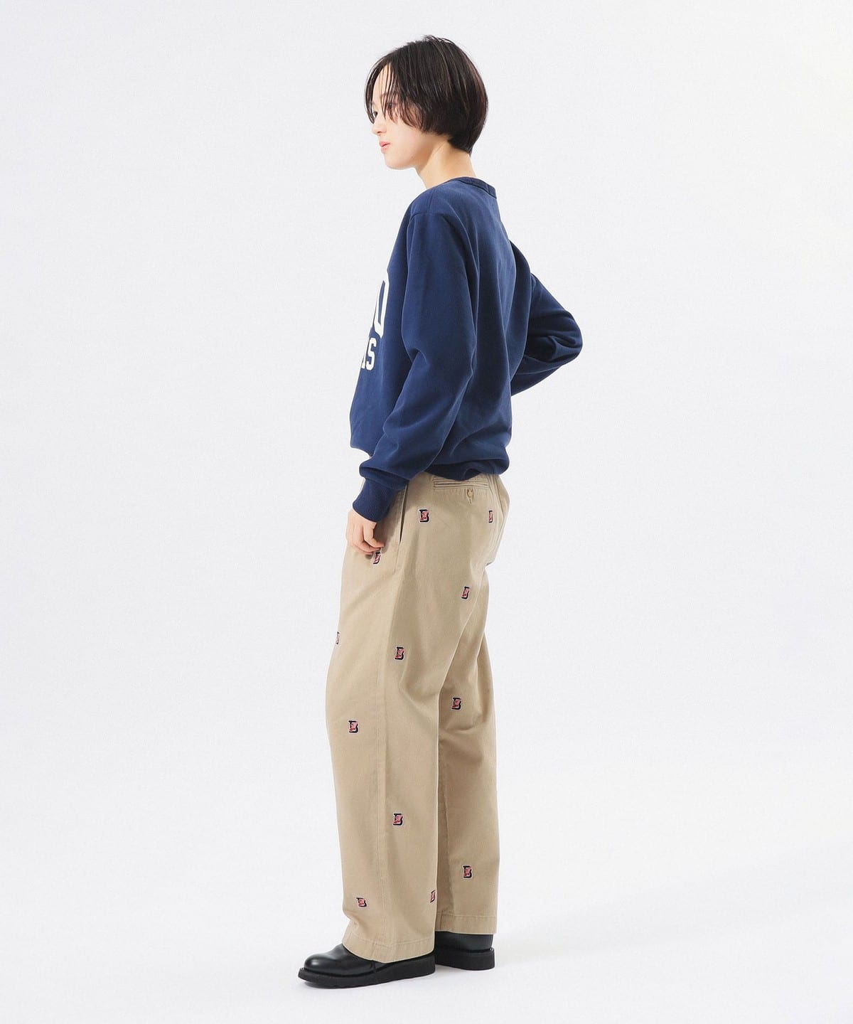 POLO RALPH LAUREN × BEAMS 別注長袖圓領厚身衛衣(女裝)