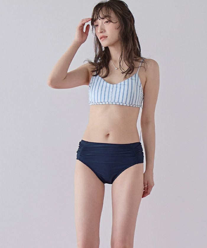 簡約條紋比堅尼