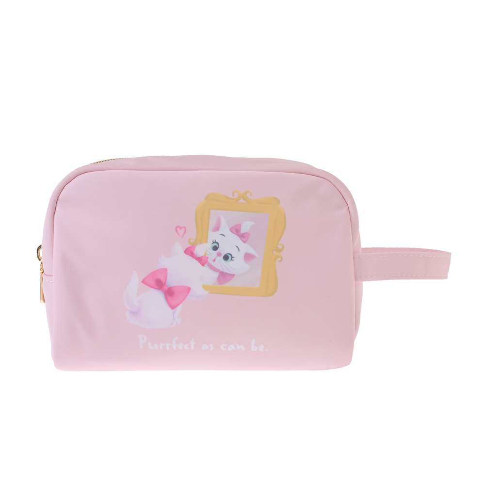 Disney FLUFFY ANIMAL 瑪麗貓 手提造型收納袋