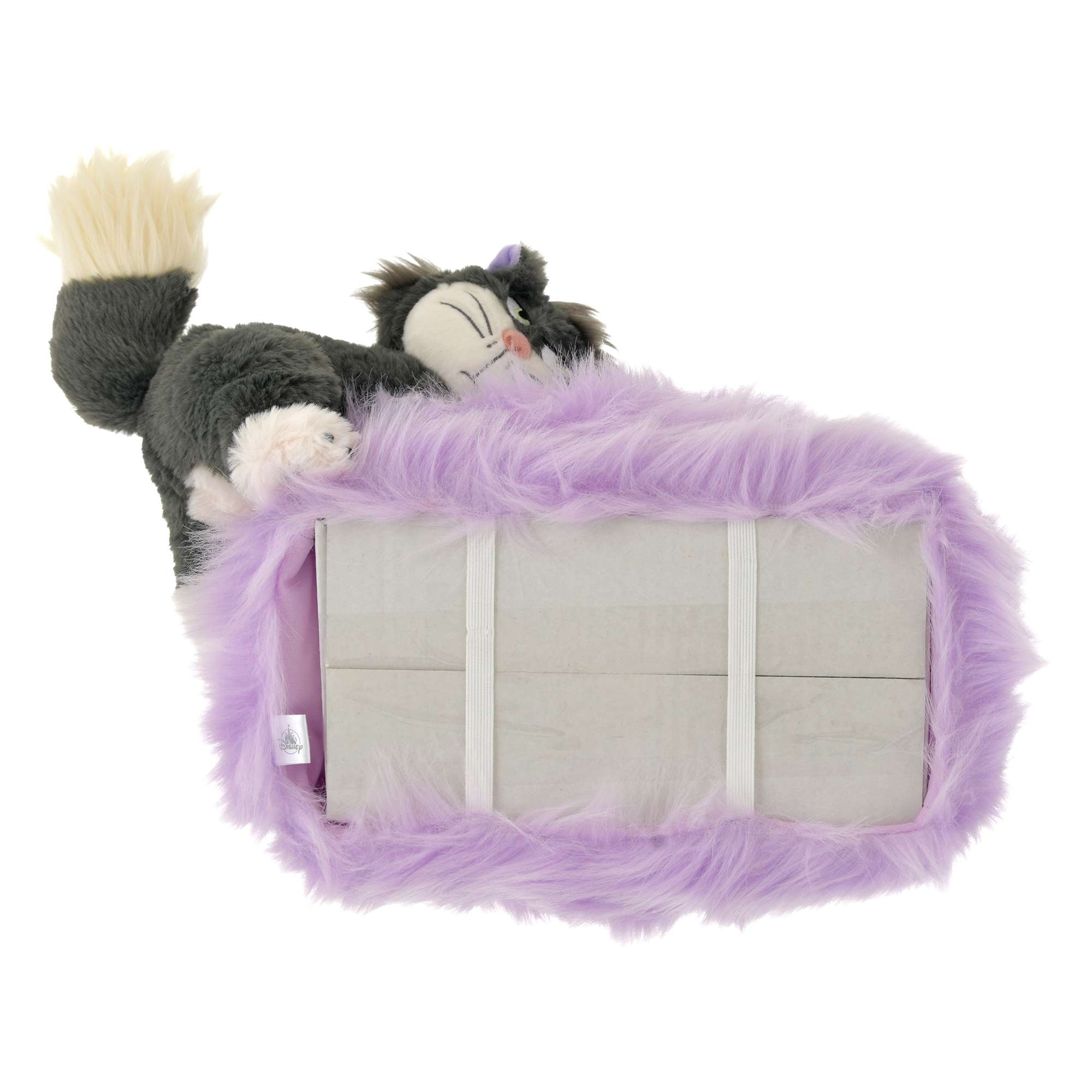 DISNEY FLUFFY ANIMAL 路西法貓咪紙巾盒套