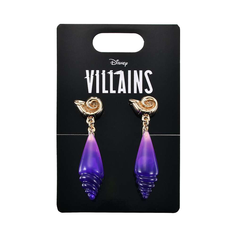 DISNEY VILLAINS 烏蘇拉貝殼搖擺耳環