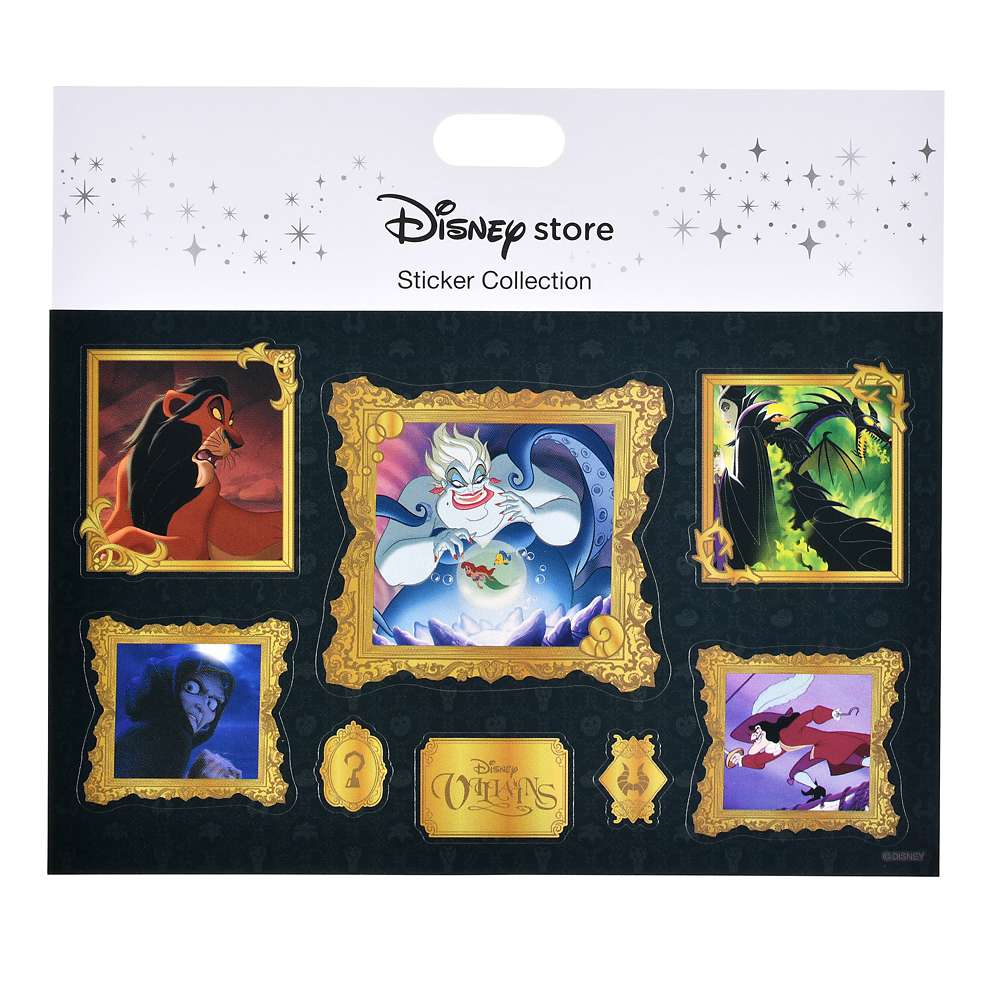 Disney Villains 博物館風貼紙