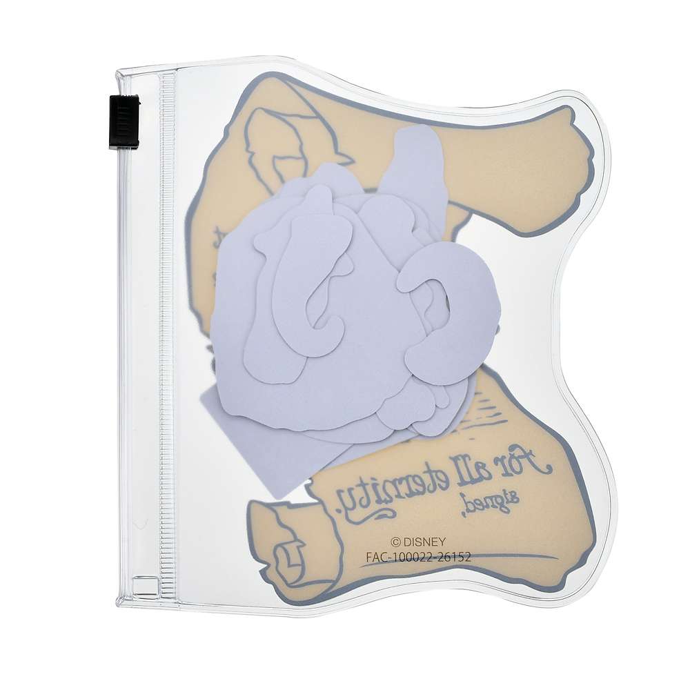 烏蘇拉、浮遊＆噴射 契約書造型盒裝碎貼紙 Sticker Collection DISNEY VILLAINS