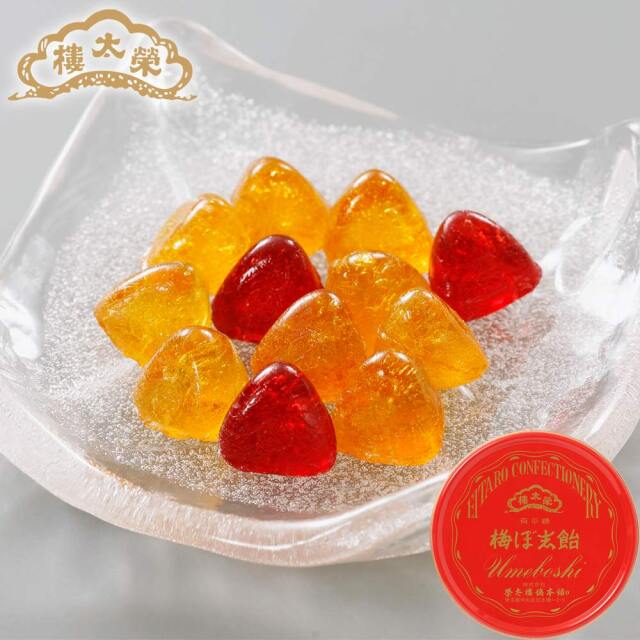 榮太樓 榮太樓飴 罐裝 1罐（90g） 梅ぼ志飴