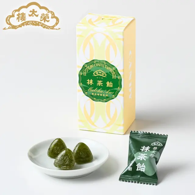 榮太樓 箱裝抹茶飴 1盒（12粒）