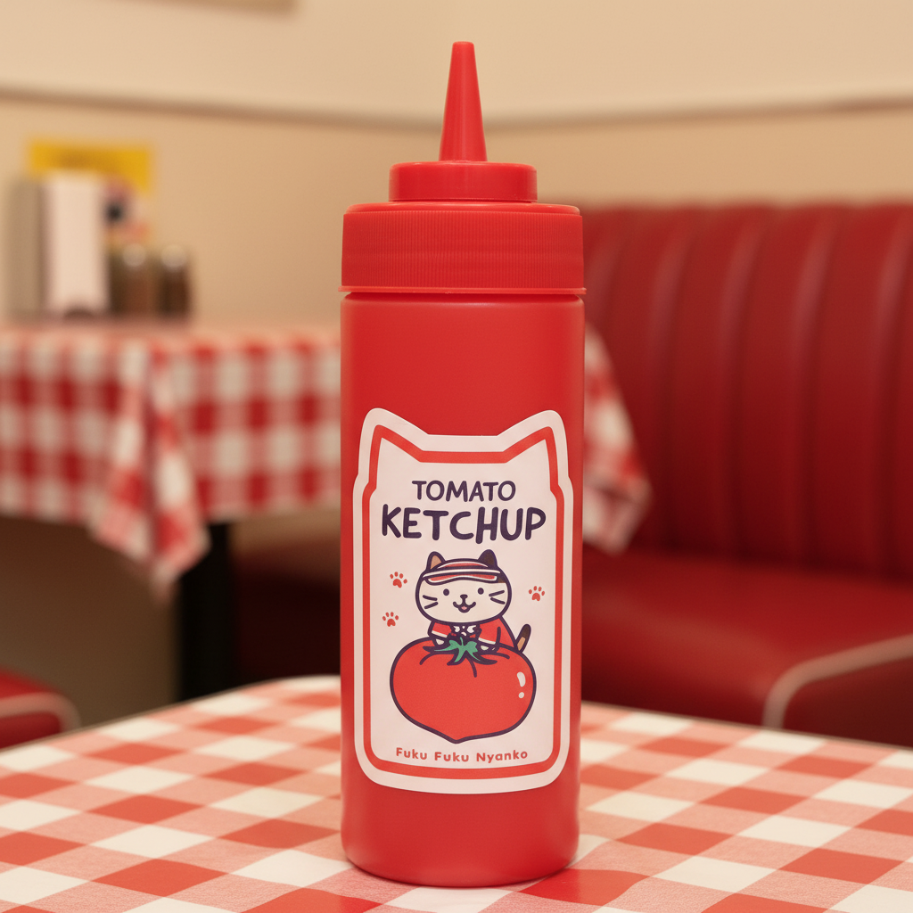 福福貓 Diner 調味料貼紙套裝