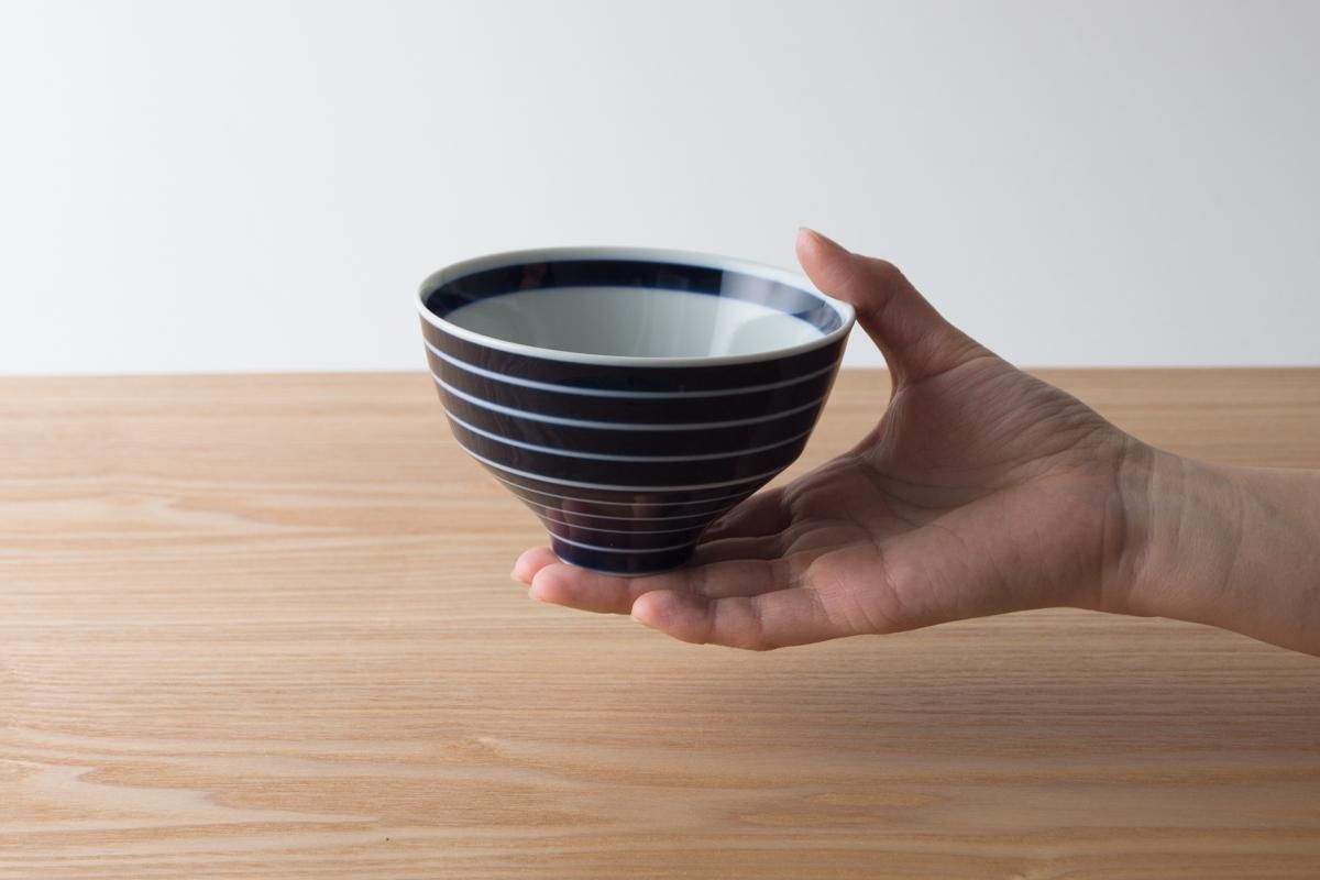 ARITA PORCELAIN LAB 飯碗 吳須千段（紅）