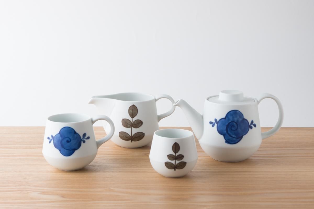 FIORE 馬克杯 花藤（藍）