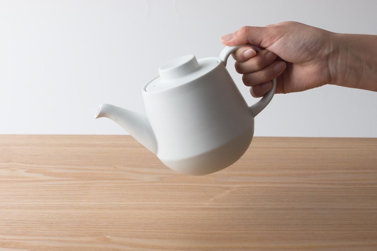 素磁茶壺 茶素磁釉